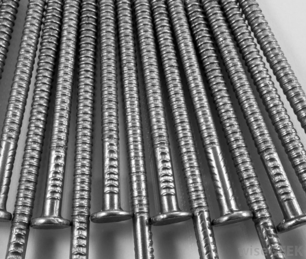 ring shank nails help create sturdy walls for your shed
