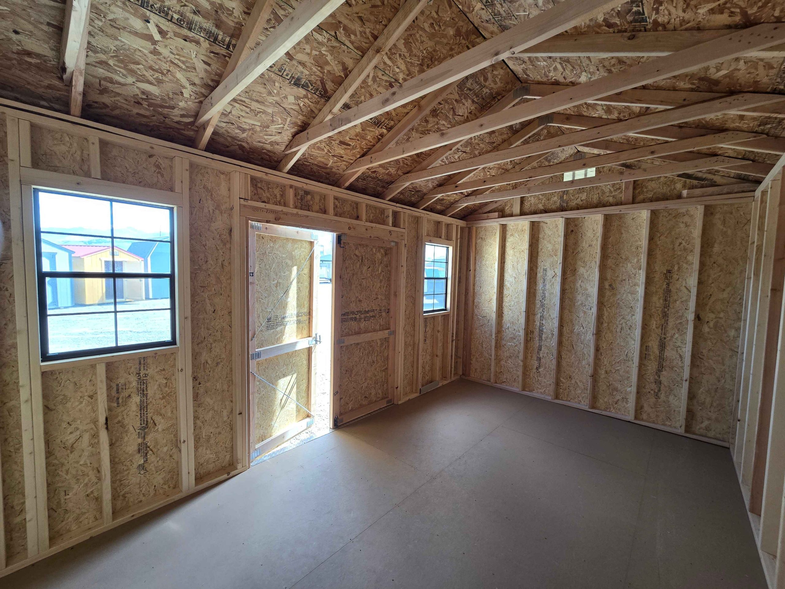 #45 10X16 Side Utility Shed