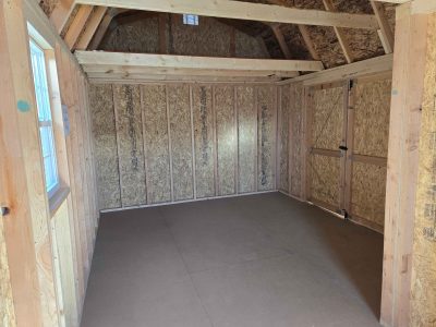 #29  12X20 Side Porch Lofted Barn Shed