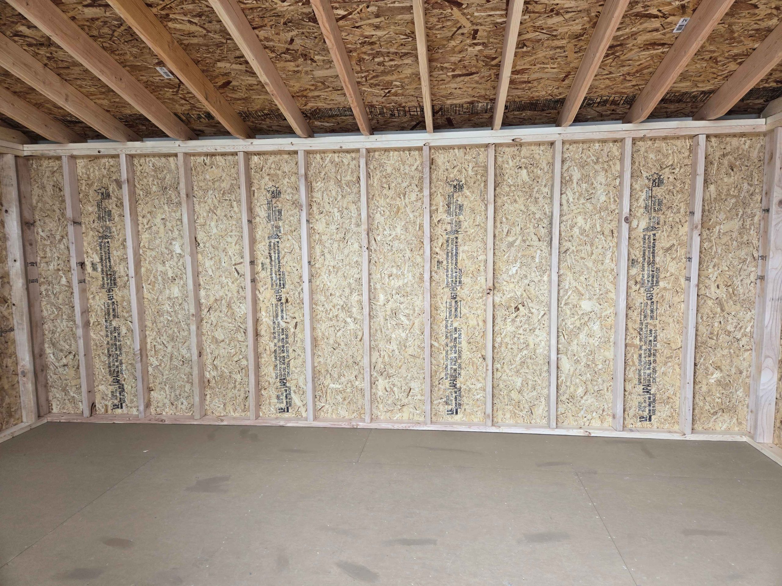 #30 10X16 Single Slope Shed